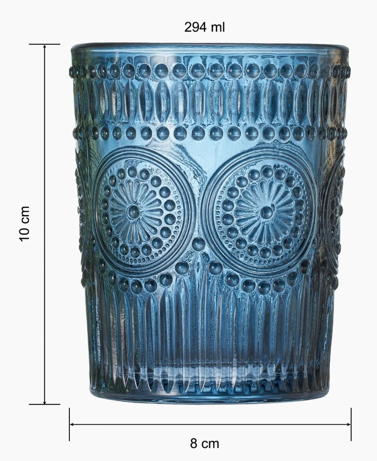 Vintage Carnival Glass Tumblers Set of 6 - Image 4