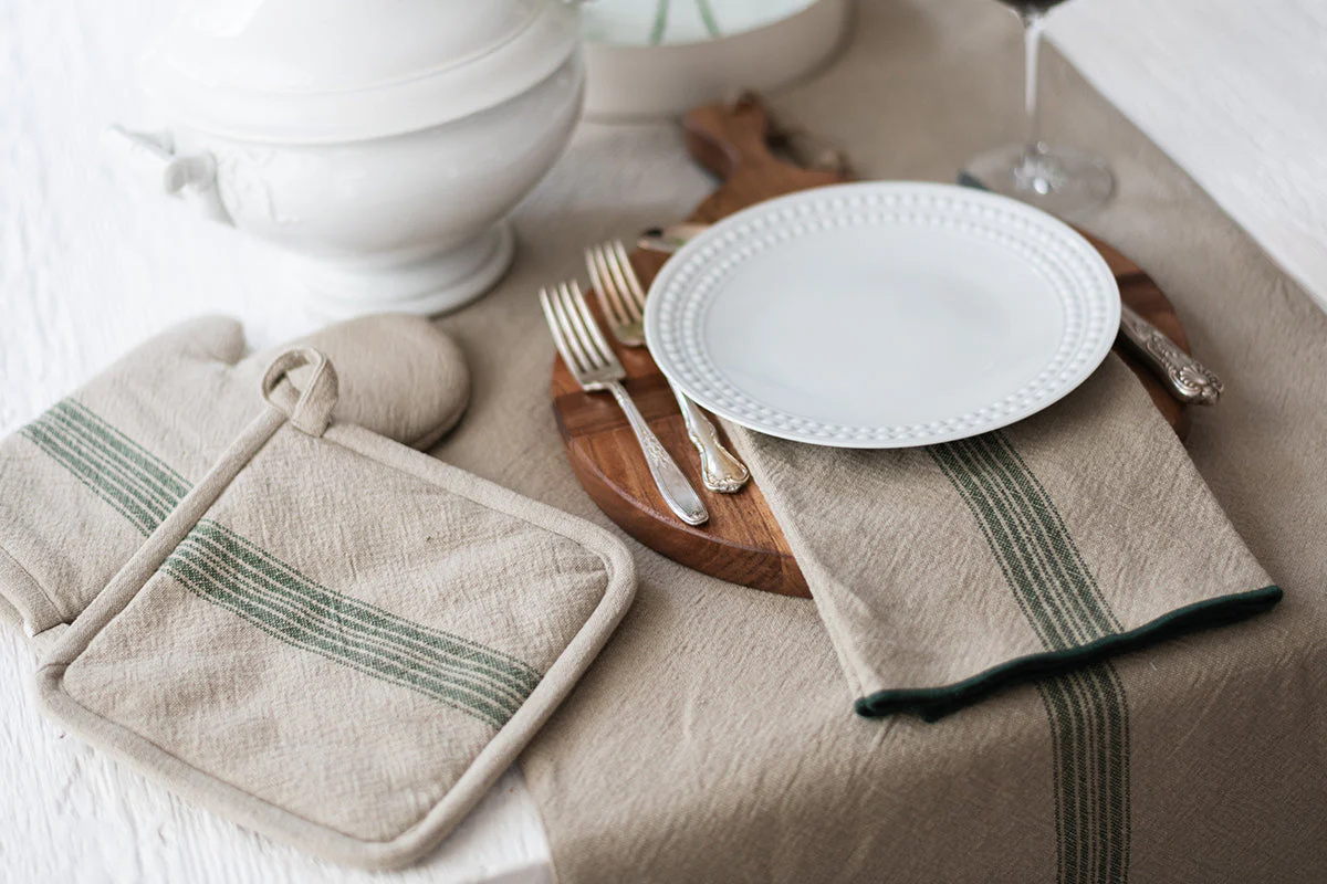 Vintage Stripe Dinner Napkins, Set of 4 - Image 13