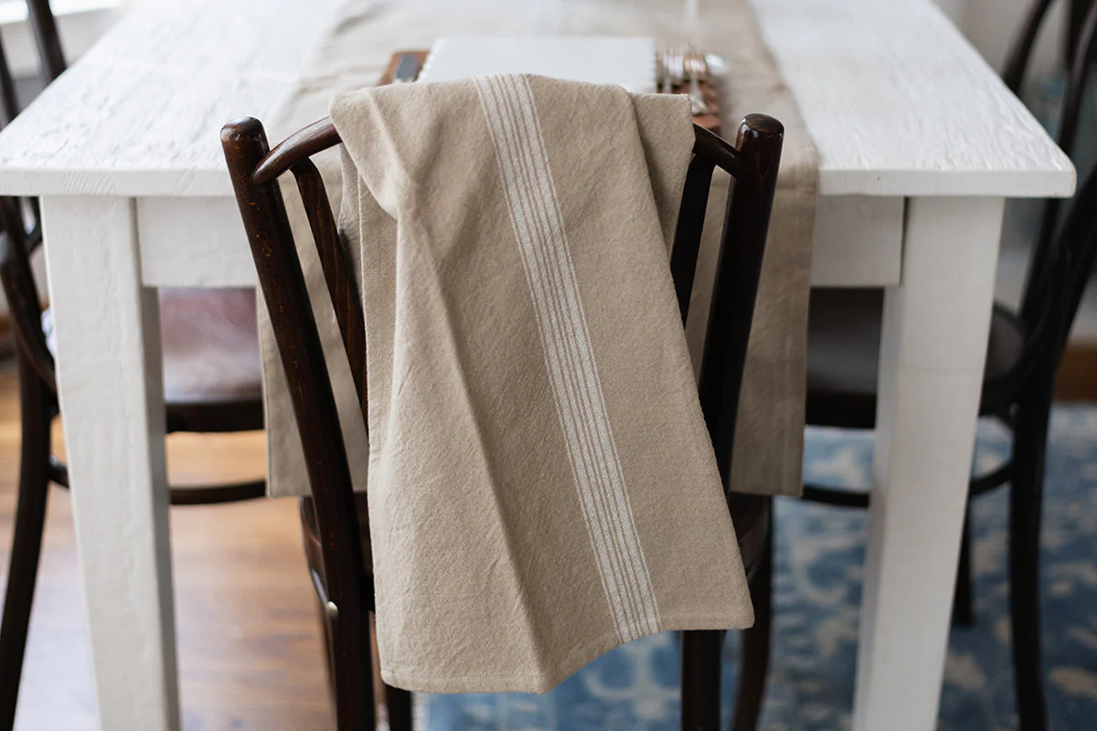 Vintage Stripe Kitchen Towel, Set of 2 - Image 4
