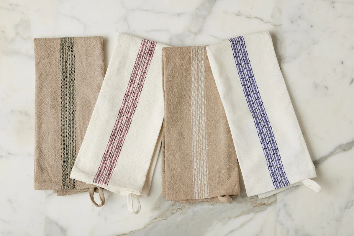 Vintage Stripe Kitchen Towel, Set of 2 - Image 6