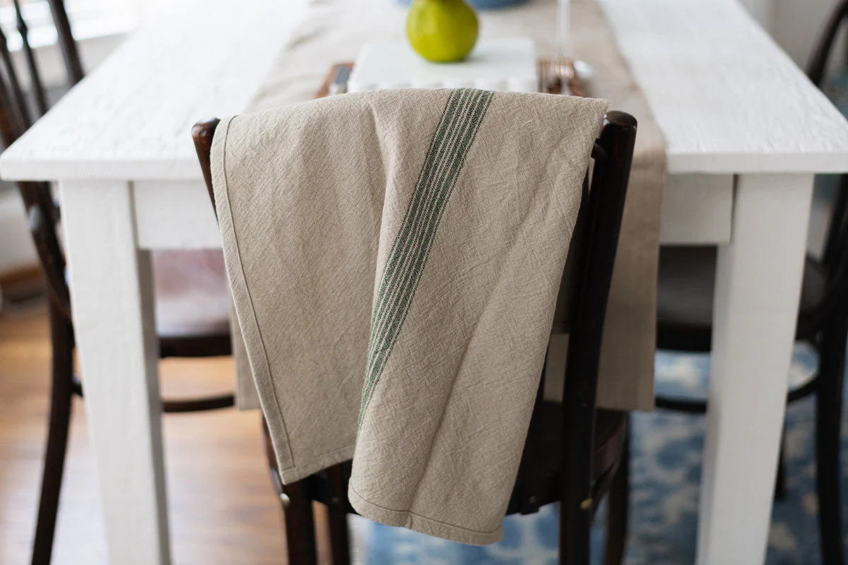 Vintage Stripe Kitchen Towel, Set of 2 - Image 8