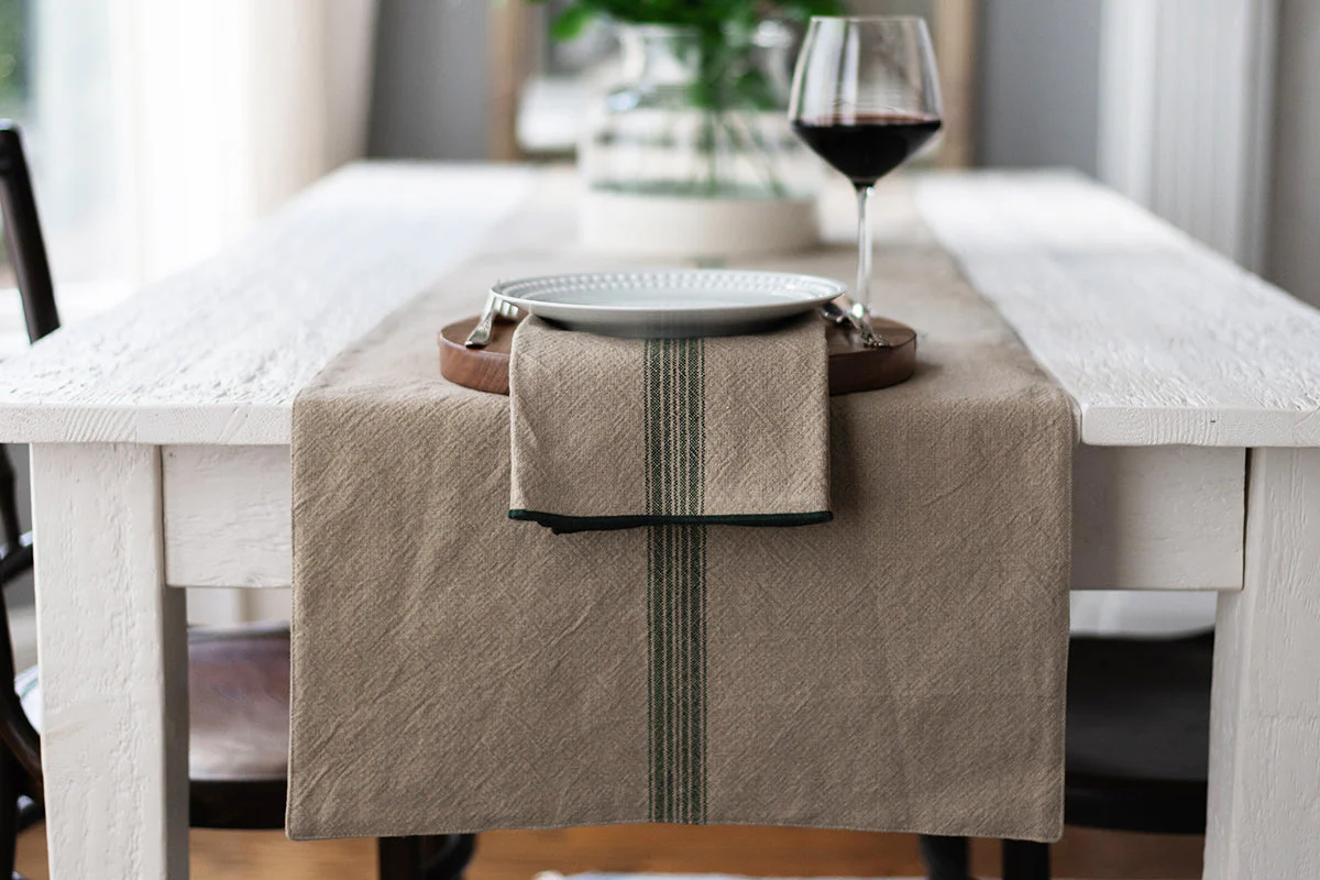 Vintage Stripe Table Runner - Image 4