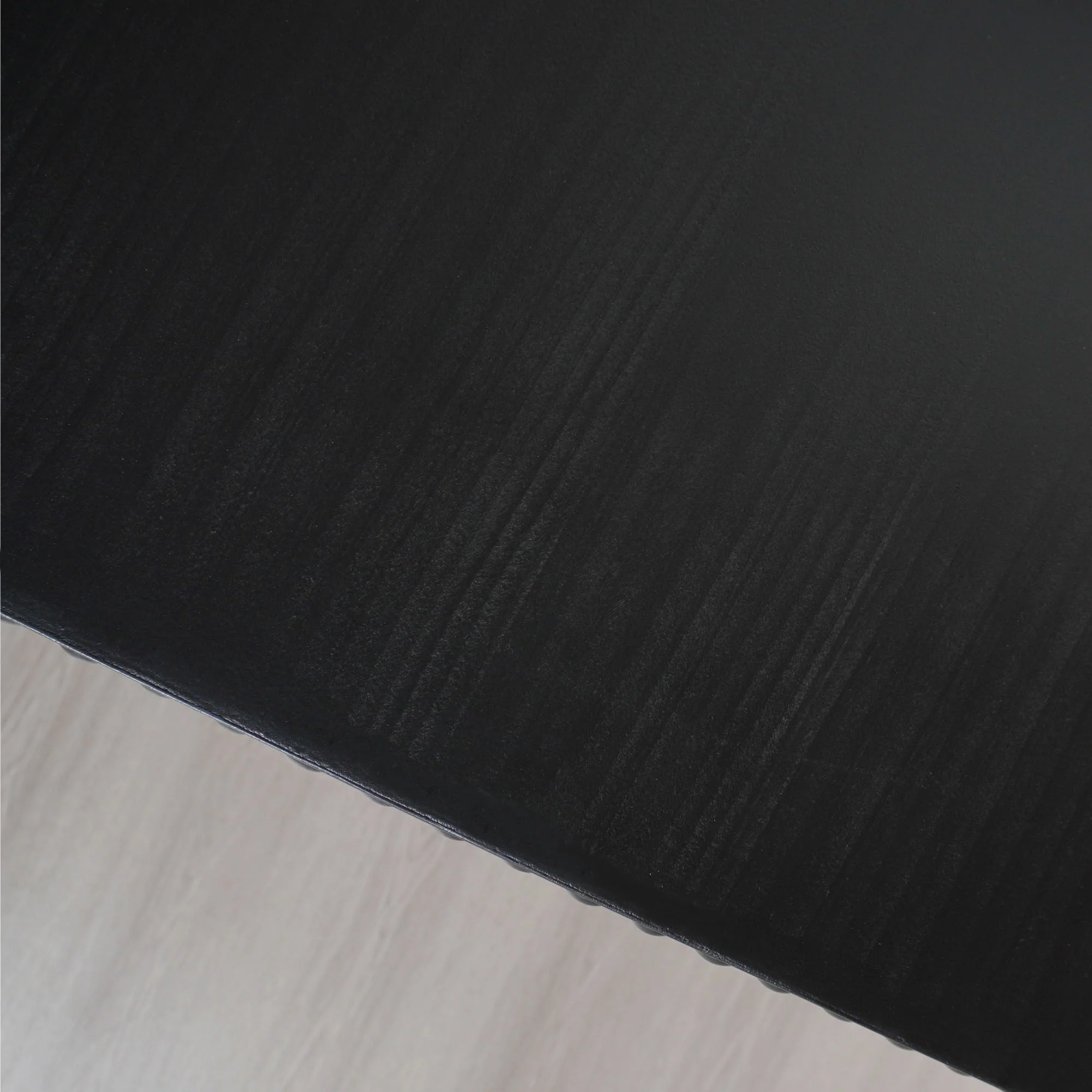 Curved Waterfall-Style Wood Beaded Console Table - Image 35