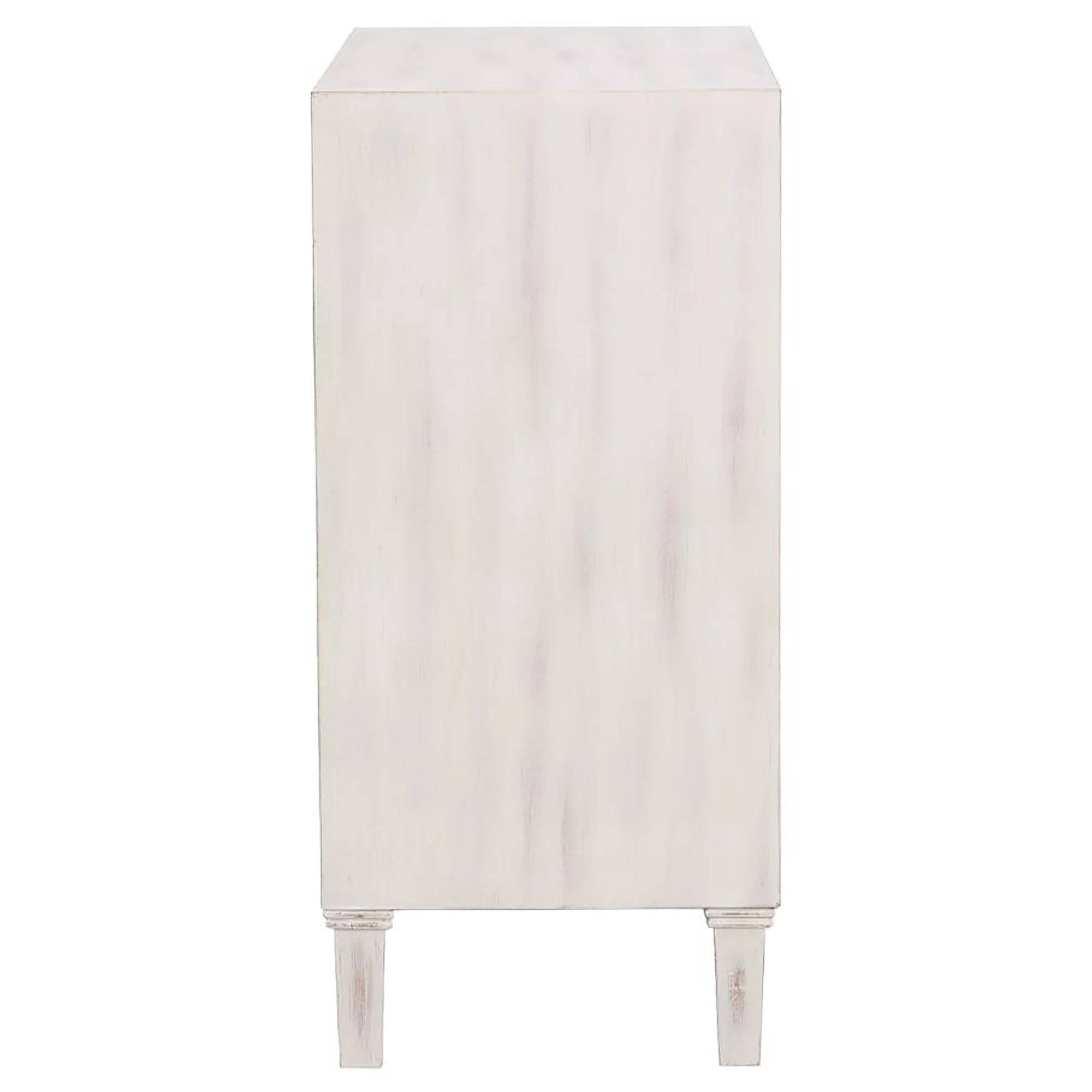 White 2-door Accent Cabinet - Image 5