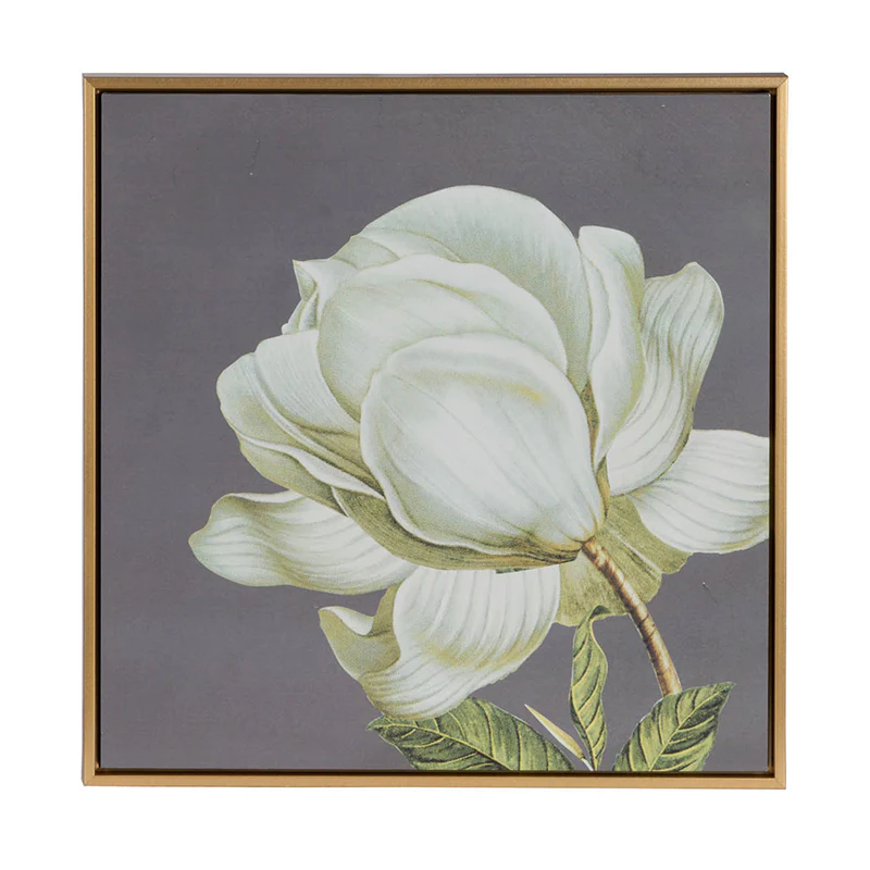 White and Gold Botanical Wall Art Prints - Image 4