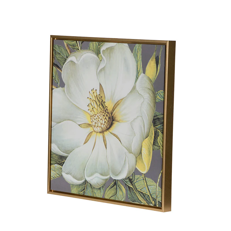 White and Gold Botanical Wall Art Prints - Image 5