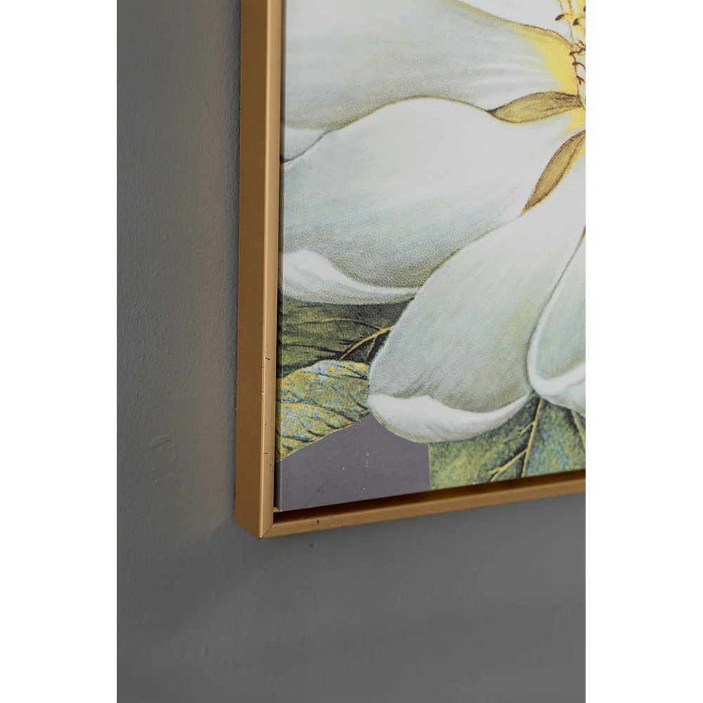White and Gold Botanical Wall Art Prints - Image 8