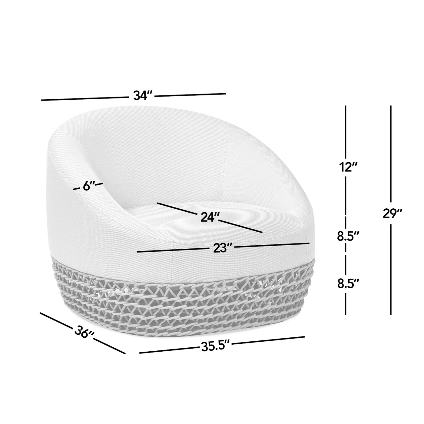Willow Deep Seat Outdoor Sofa - Image 12