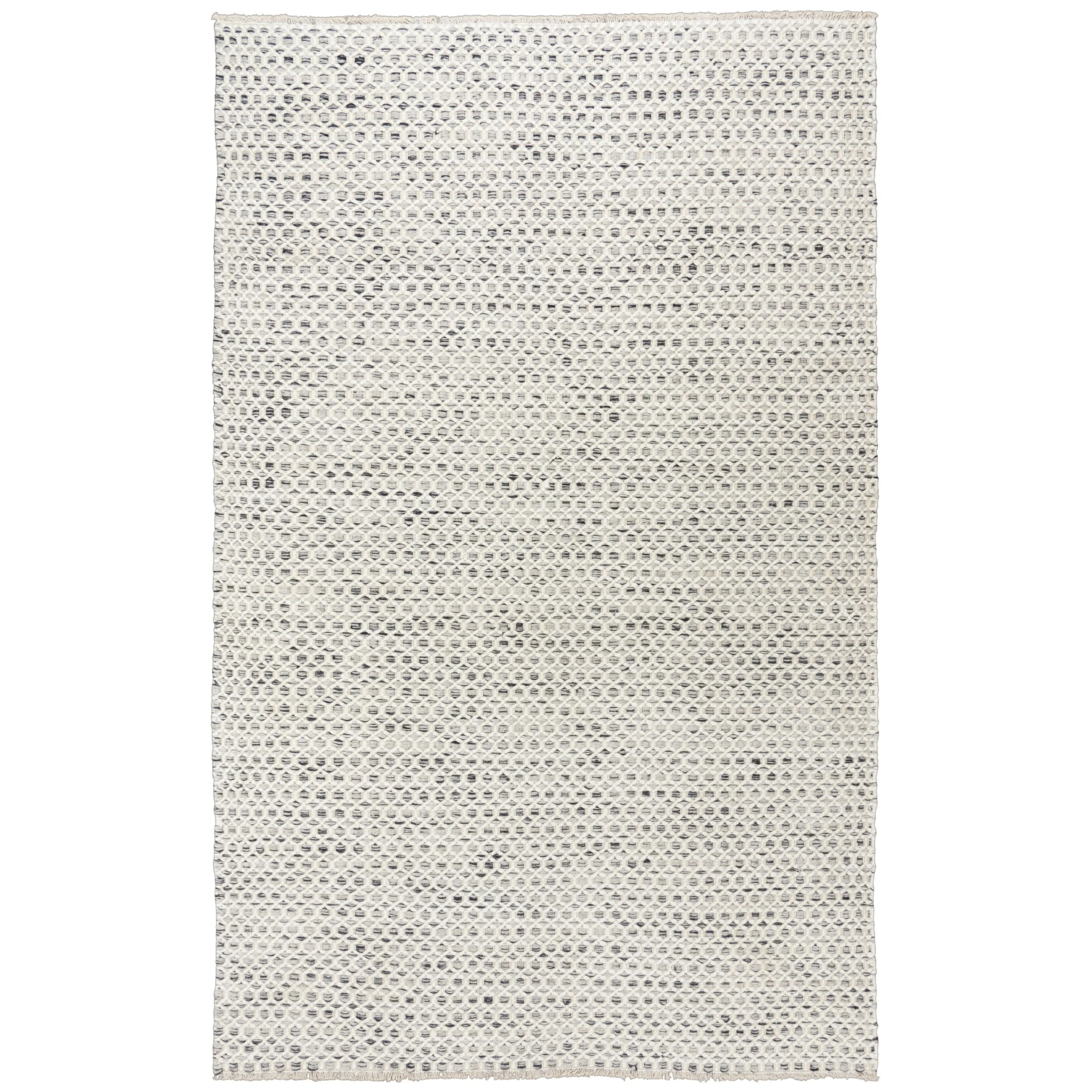 Windsor Hand Woven 100% Wool Basketweave Area Rug - Image 2