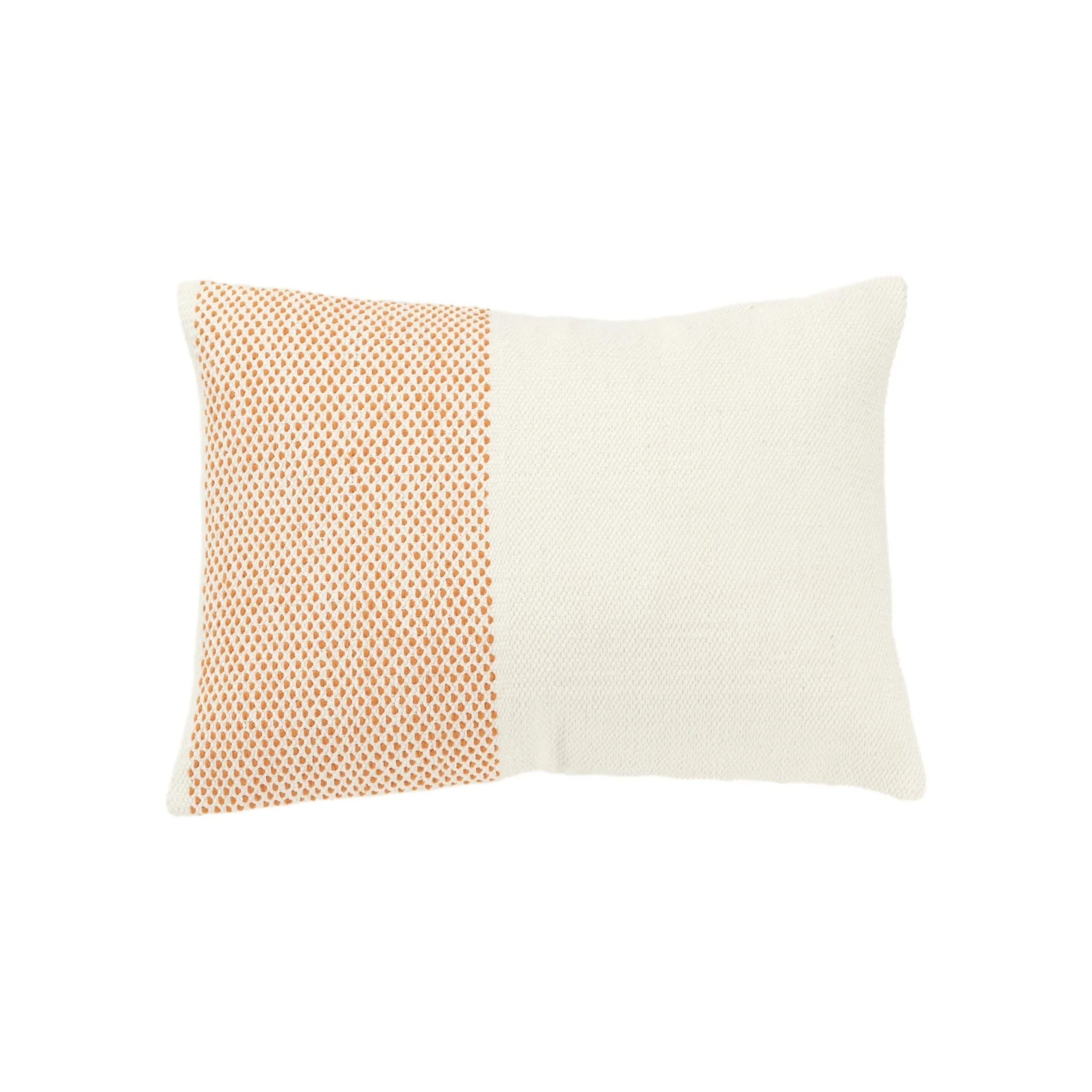Woven 100% Cotton Color Block Stripe Decorative Throw Pillow - Image 17