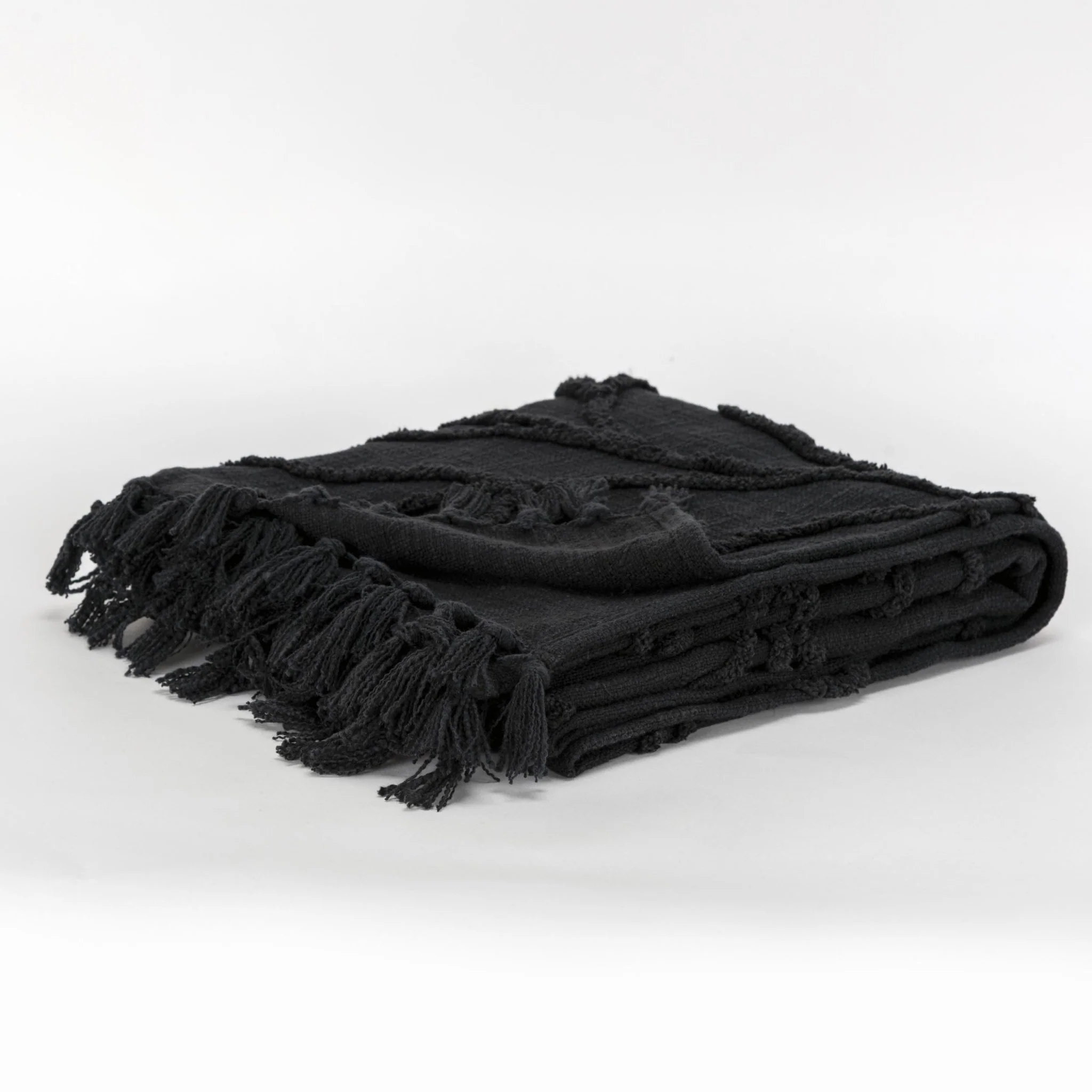 Woven Botanical 100% Woven Textured Cotton Throw - Image 35