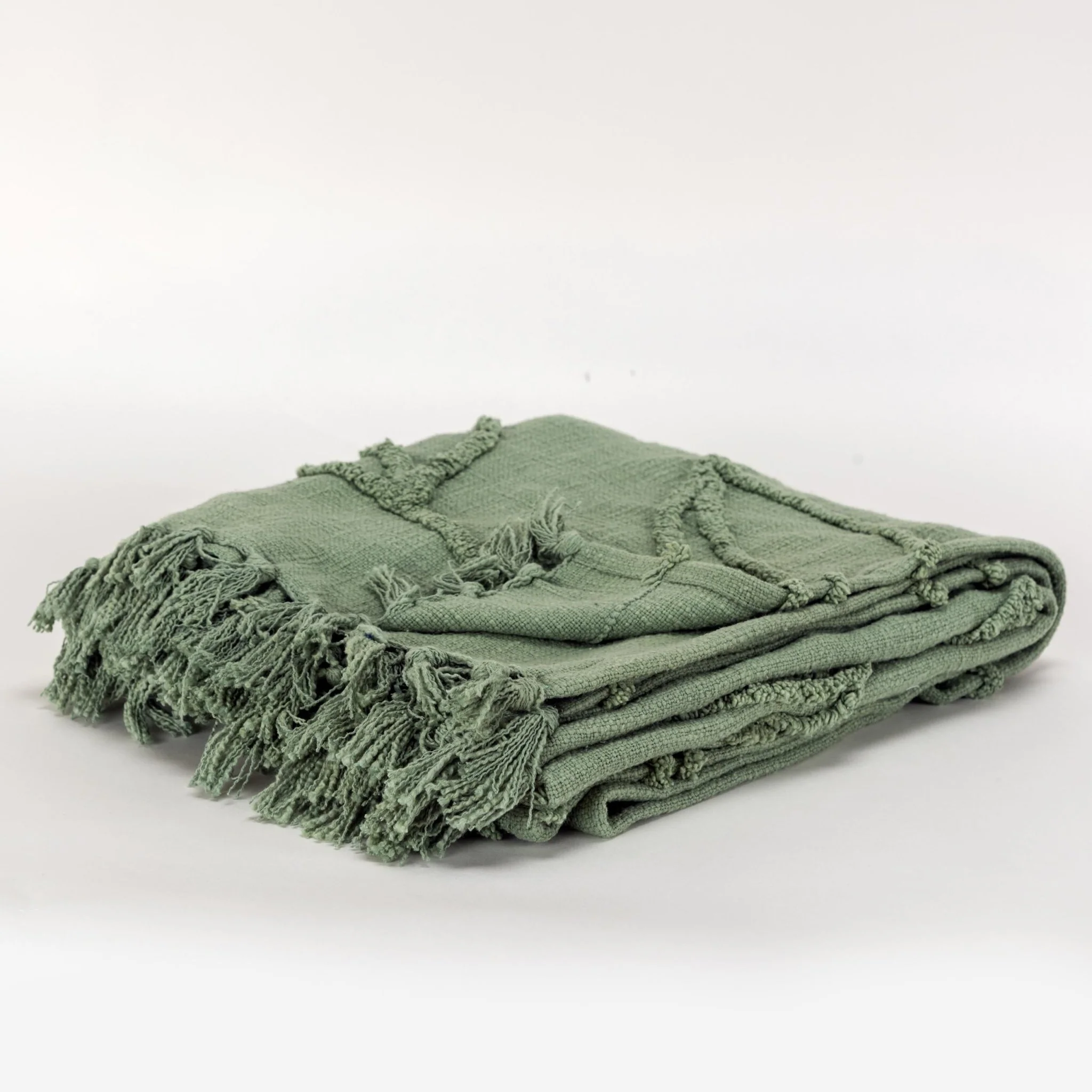 Woven Botanical 100% Woven Textured Cotton Throw - Image 40