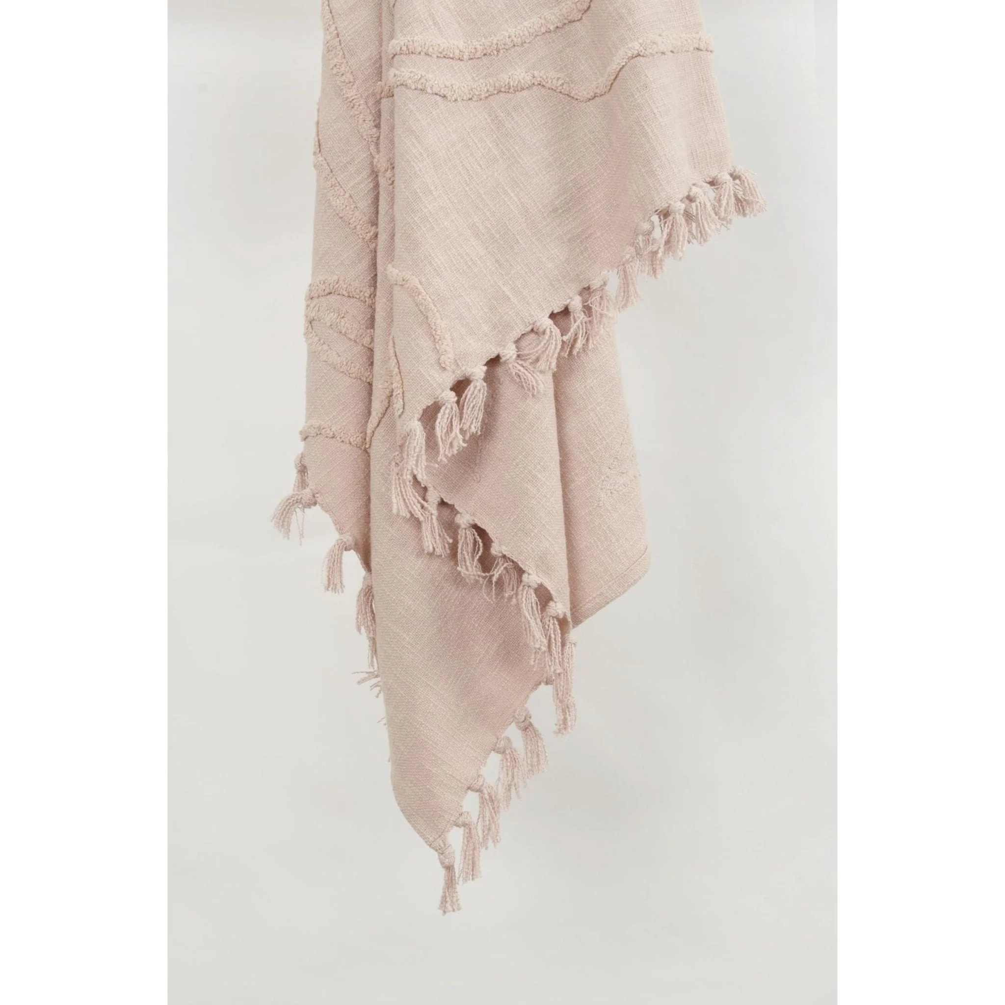 Woven Botanical 100% Woven Textured Cotton Throw - Image 9