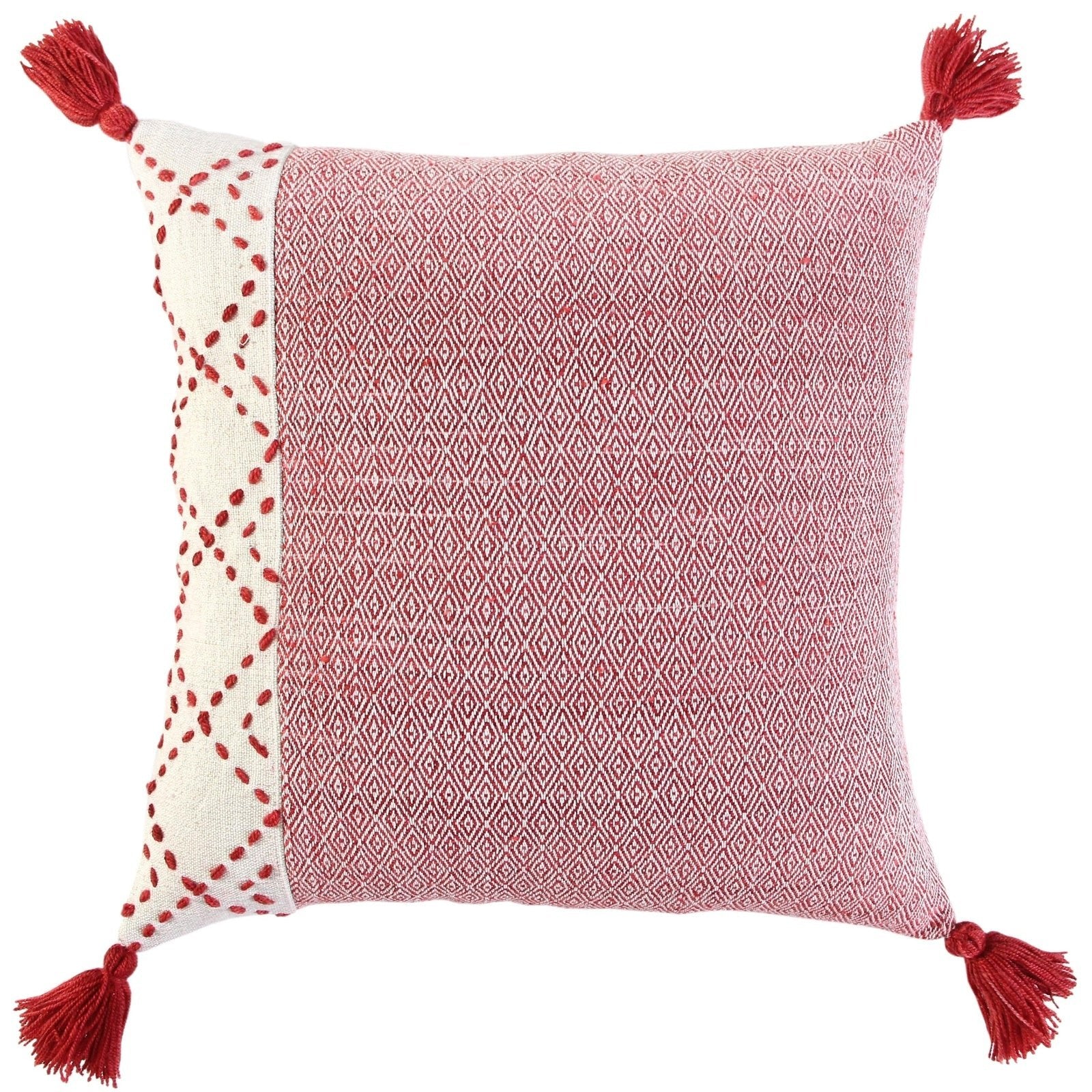 Woven Color Block Decorative Throw Pillow - Image 14