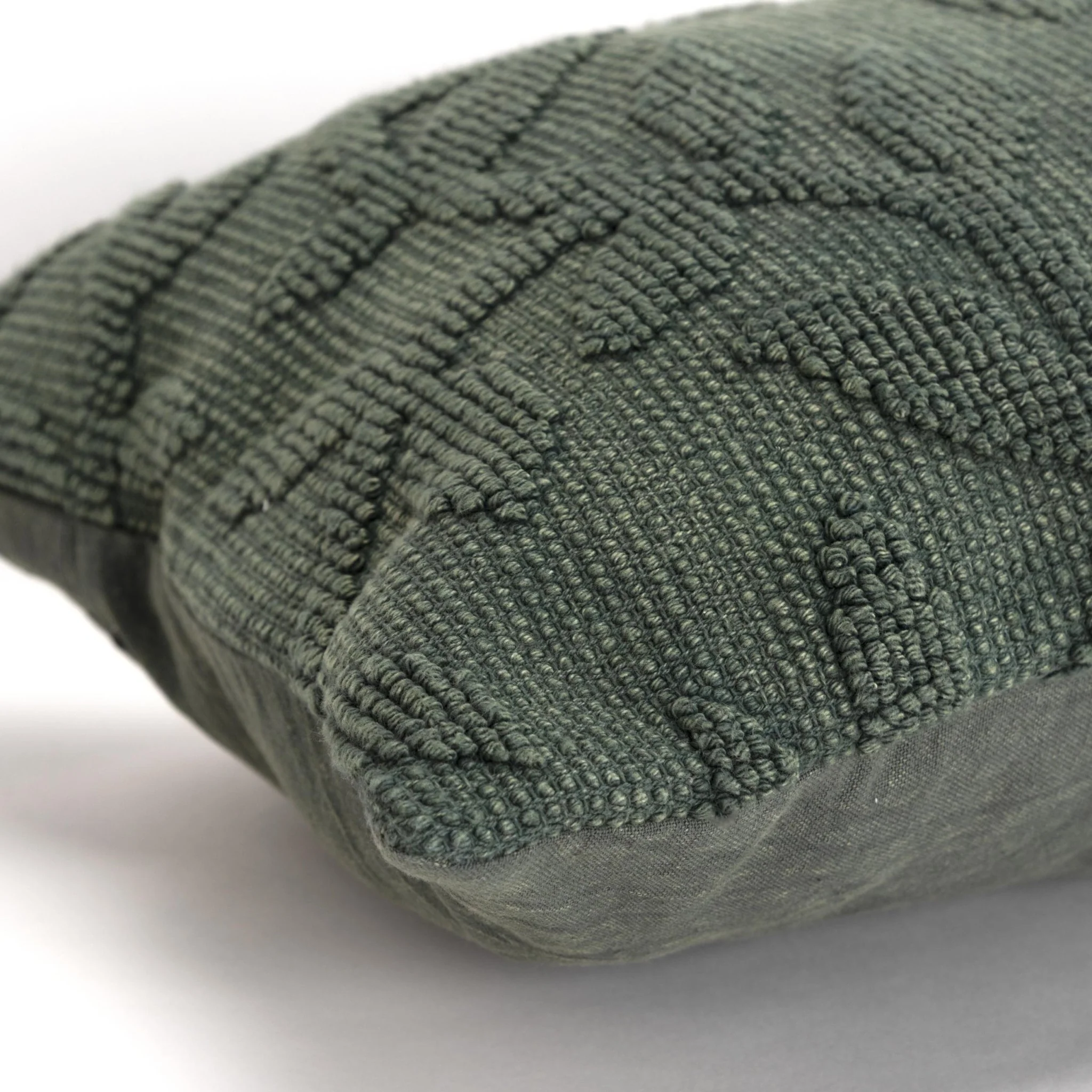 Woven Cotton Botanical Decorative Throw Pillow - Image 3