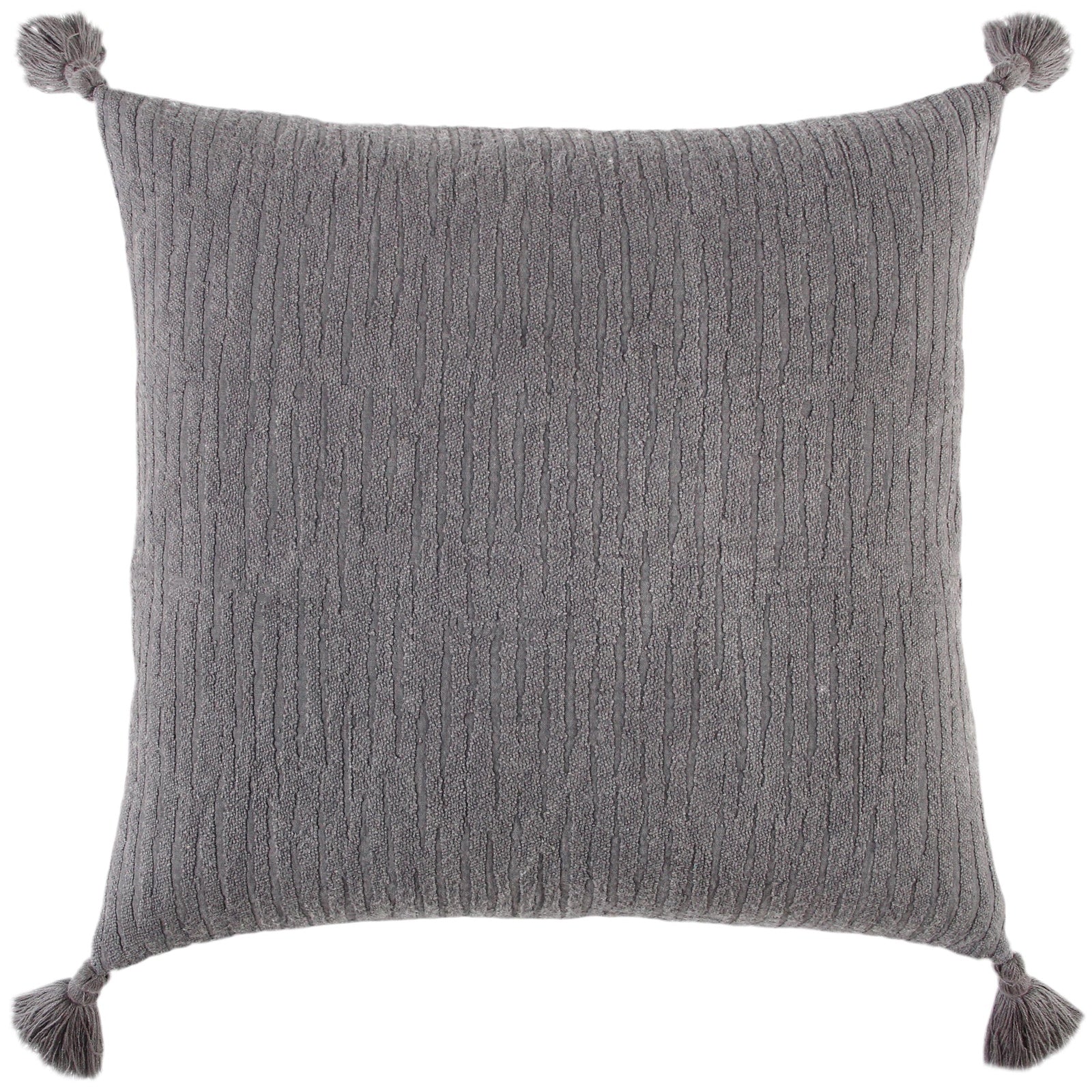 Woven Knife Edged Cotton Solid With Tonal Abstract Pattern Decorative Throw Pillow - Image 11
