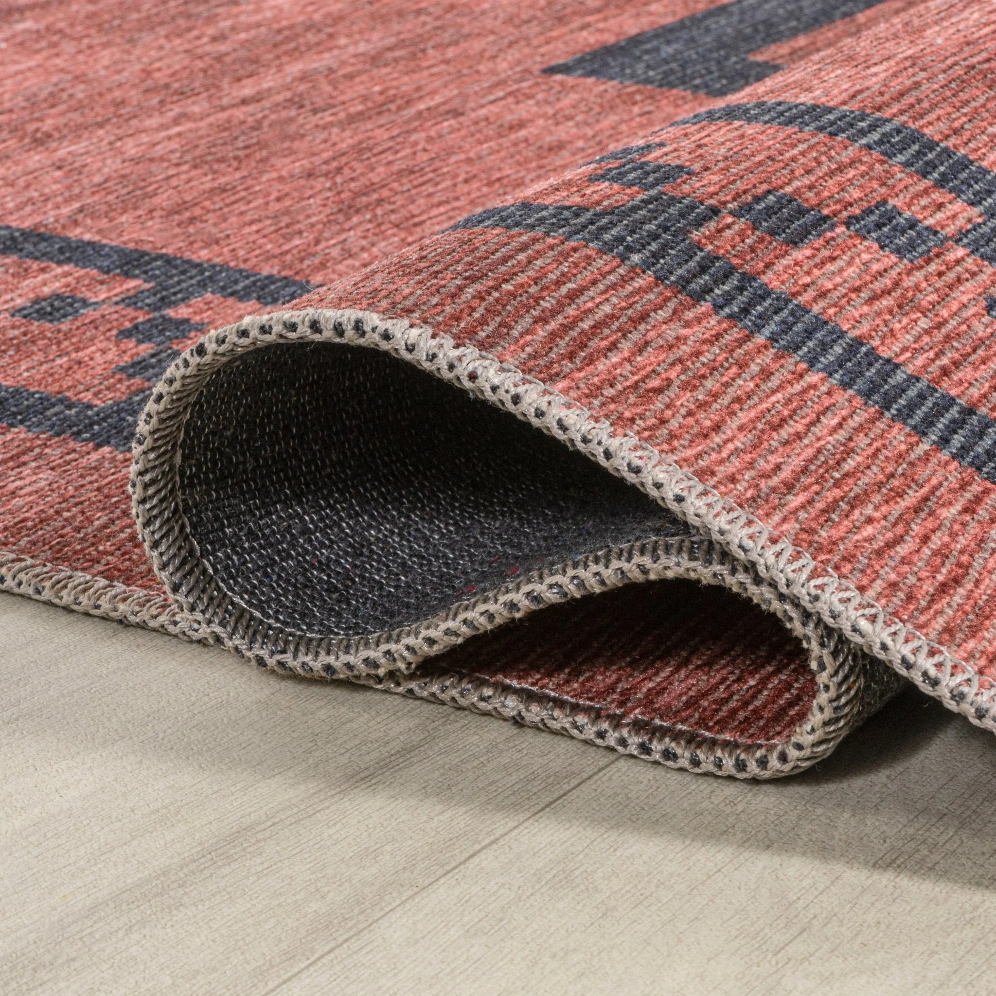 Korsa Geometric Medallion Machine-Washable Area Rug - Image 7