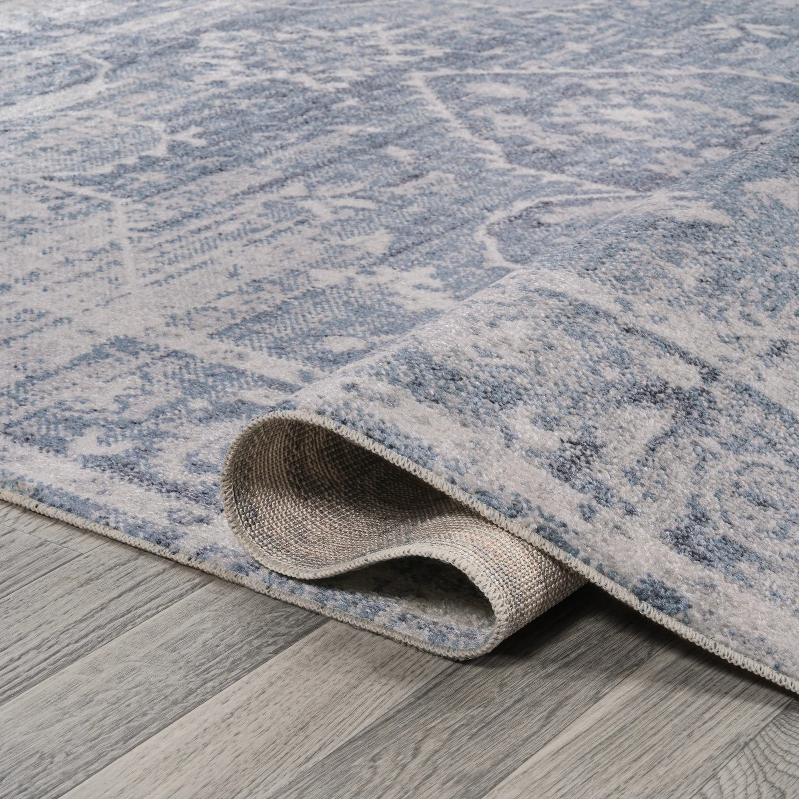 Shaii Global Medallion Low-Pile Machine-Washable Area Rug - Image 7