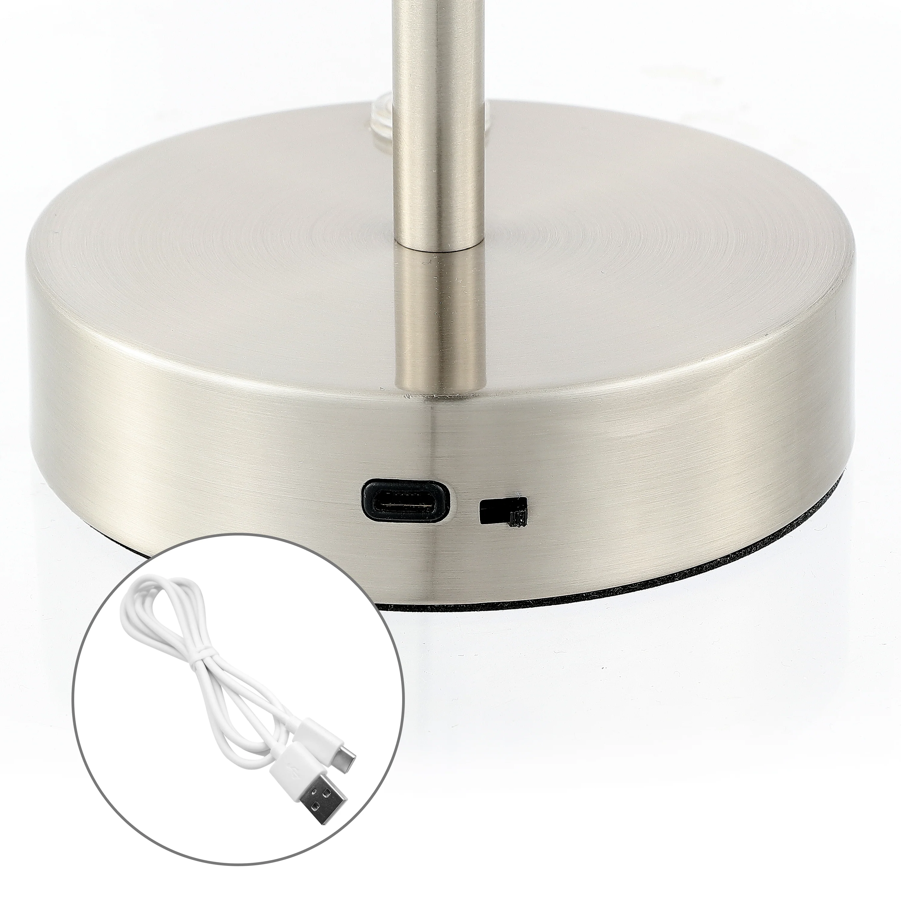 Xavier Modern Minimalist Iron Rechargeable Integrated Portable LED Table Lamp - Image 20