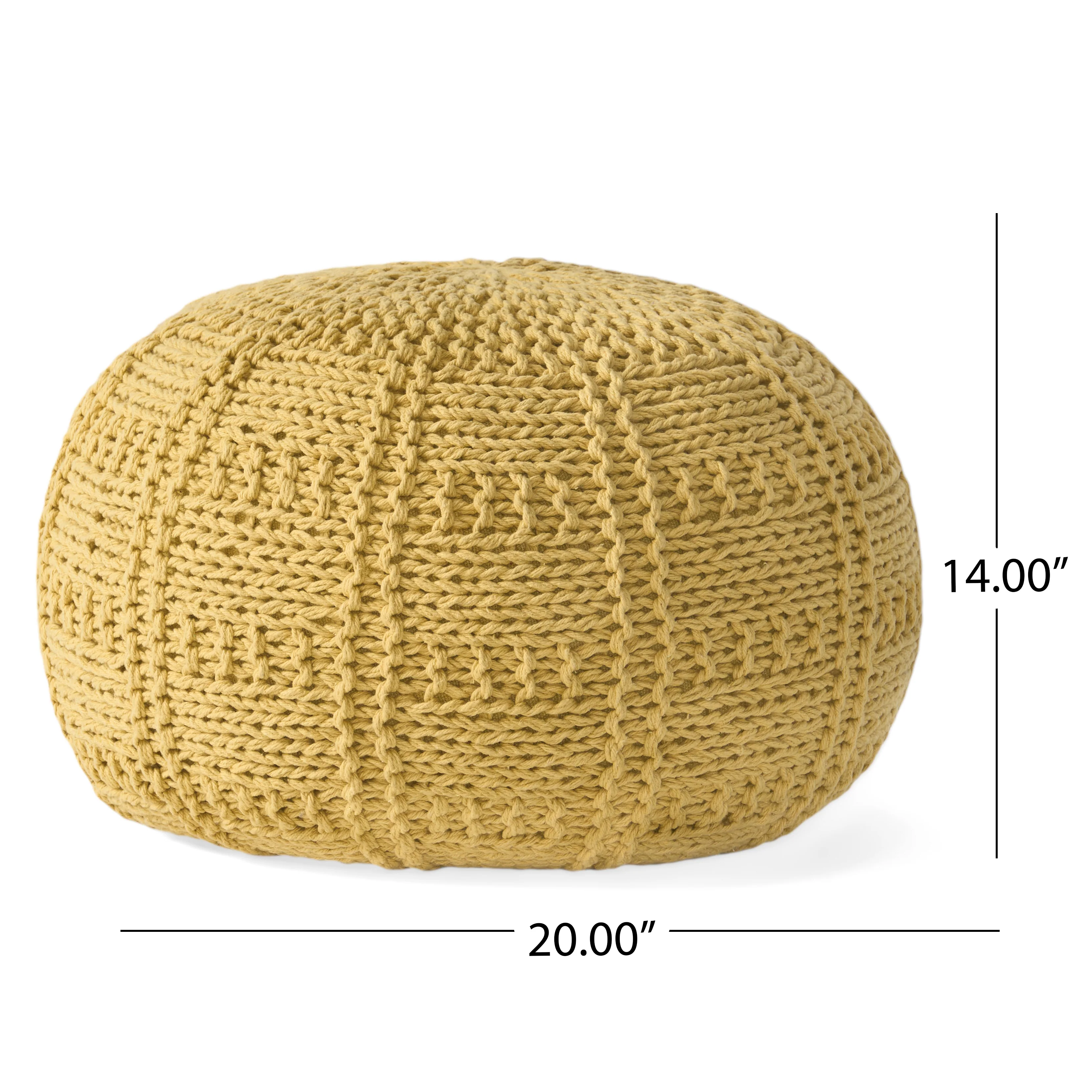 Yuny Knitted Pouf - Image 5