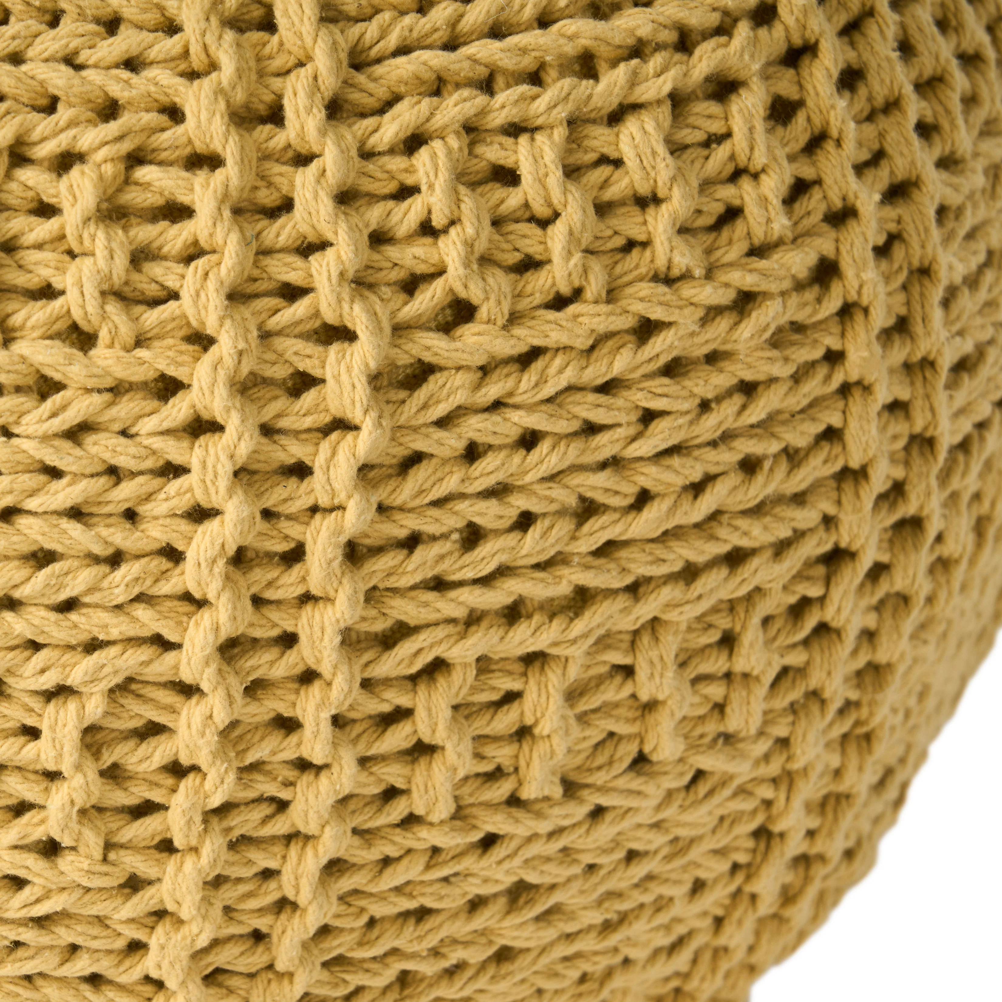 Yuny Knitted Pouf - Image 8